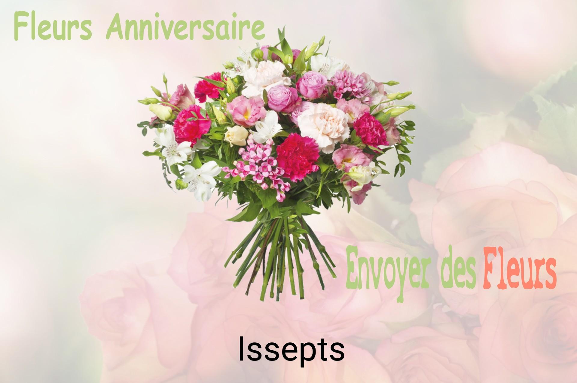 Bouquet de fleurs d’anniversaire livré à Issepts